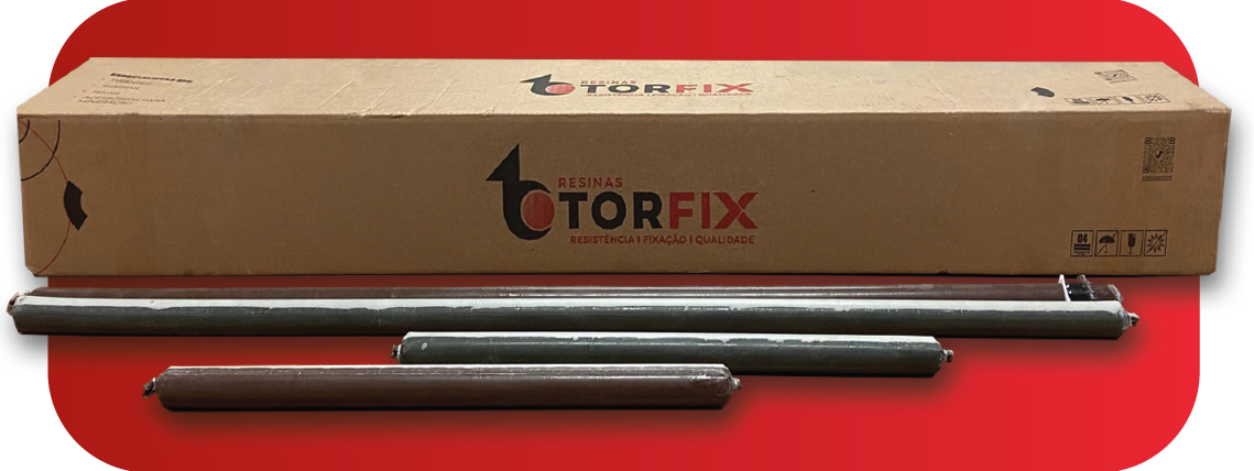 Resina TORFIX para ancoragem em mineração e túneis